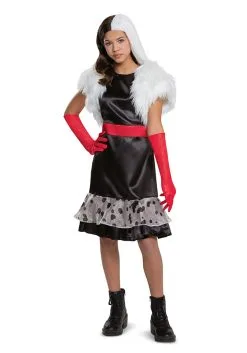 Disguise 101 Dalmatians (Animated) Tween Cruella Costume