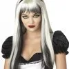 Enchanted Tresses Costume Wig (Black/White) -Video Game Costumes Shop 70061 full 1