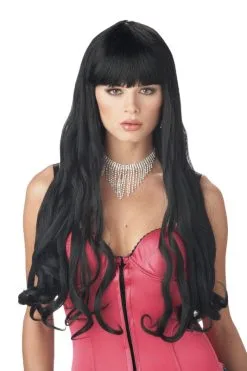 Serpentine Costume Wig - Black