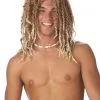 Beach Bum Costume Wig - LightBrown/Blonde