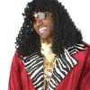 Super Pimp Costume Wig - Black -Video Game Costumes Shop 70474 full 1