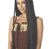 Sexy Indian Princess Costume Wig - Black -Video Game Costumes Shop 70508 full 1