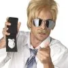Ace Detective Costume Wig And Moustache (Blonde)
