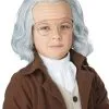 Child Benjamin Franklin Wig (Gray)
