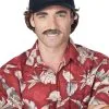 The Magnum Moustache (Brown) -Video Game Costumes Shop 70834 full 1