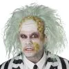 Obnoxious Ghost Bald Cap Adult Wig -Video Game Costumes Shop 70943 full 1