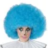 Jumbo Afro Adult Wig (Blue) 1 Jumbo Afro Adult Wig (Blue) -Video Game Costumes Shop 70963 full 1