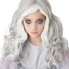 Glow In The Dark Ghost Child Wig -Video Game Costumes Shop CC7020 115 full 1