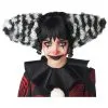 Funhouse Clown Wig (Black/White) -Video Game Costumes Shop CC7021 215 full 1