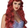 Fairytale Mermaid Adult Wig -Video Game Costumes Shop CC7022 087 full 1