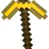 Minecraft Gold Pickaxe -Video Game Costumes Shop D112299 full 1