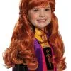 Frozen 2 Anna Child Wig 1 Frozen 2 Anna Child Wig -Video Game Costumes Shop D22815 full 1