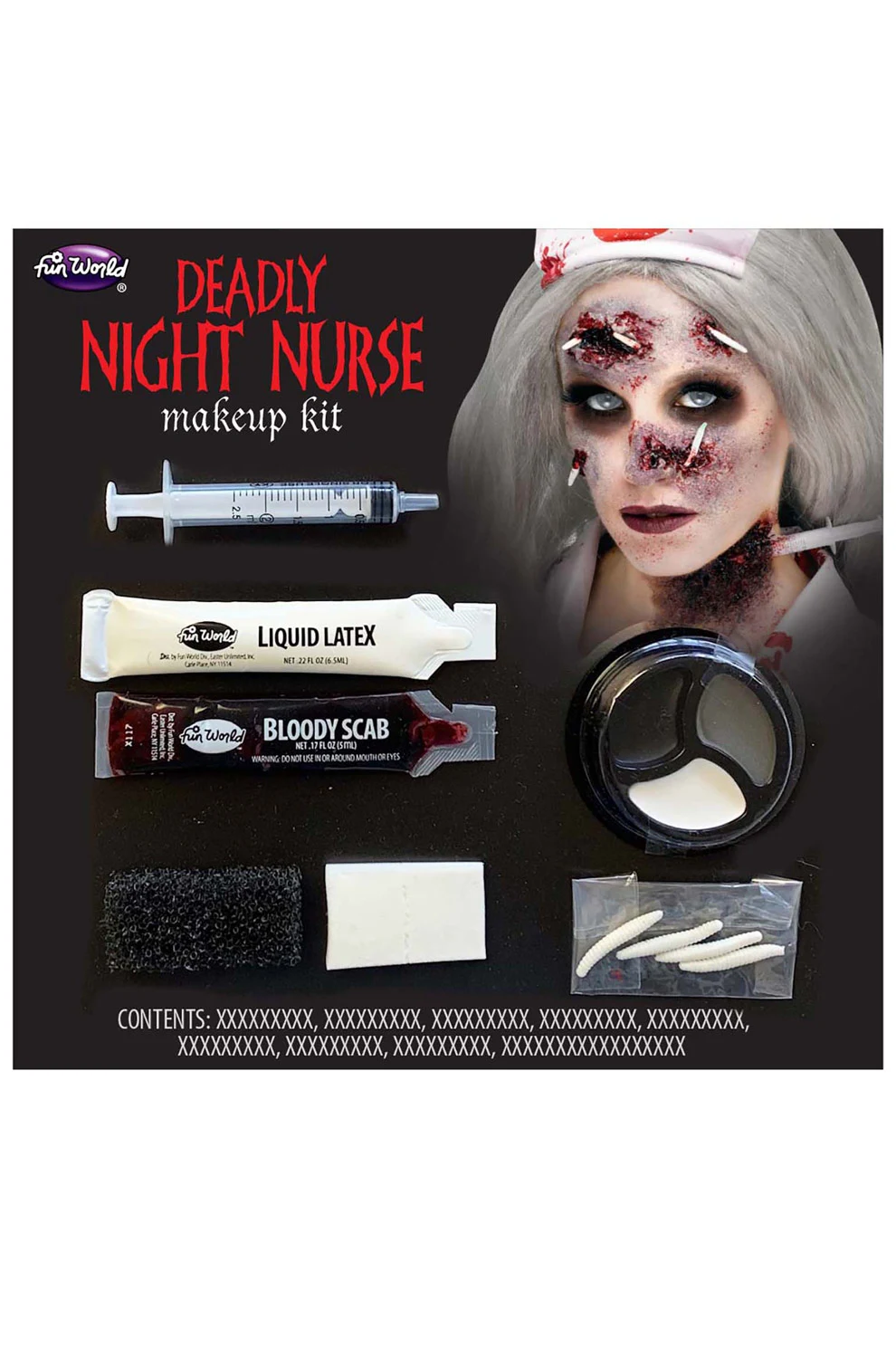 Deadly Night Nurse Makeup Kit 3 Deadly Night Nurse Makeup Kit