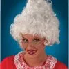 Mrs Santa Costume Wig -Video Game Costumes Shop F7522 full 1