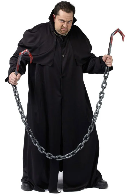 Medieval Hooks And Chain Accessory 3 Medieval Hooks And Chain Accessory