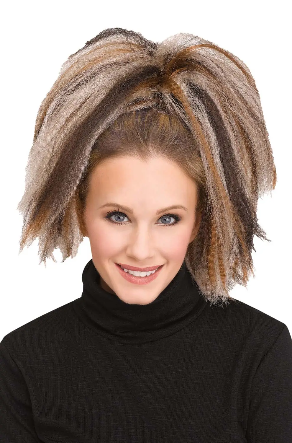 Crimped Wiglet (Blonde) 3 Crimped Wiglet (Blonde)