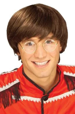 60's Mod Man Wig (Brown)