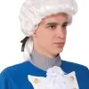Deluxe Colonial Costume Wig (White) 2 Deluxe Colonial Costume Wig (White) -Video Game Costumes Shop FM74544 full 1