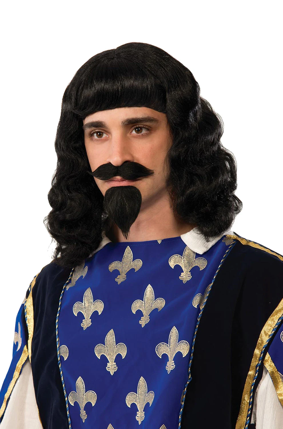 Musketeer Adult Wig, Beard & Moustache Set 3 Musketeer Adult Wig, Beard & Moustache Set