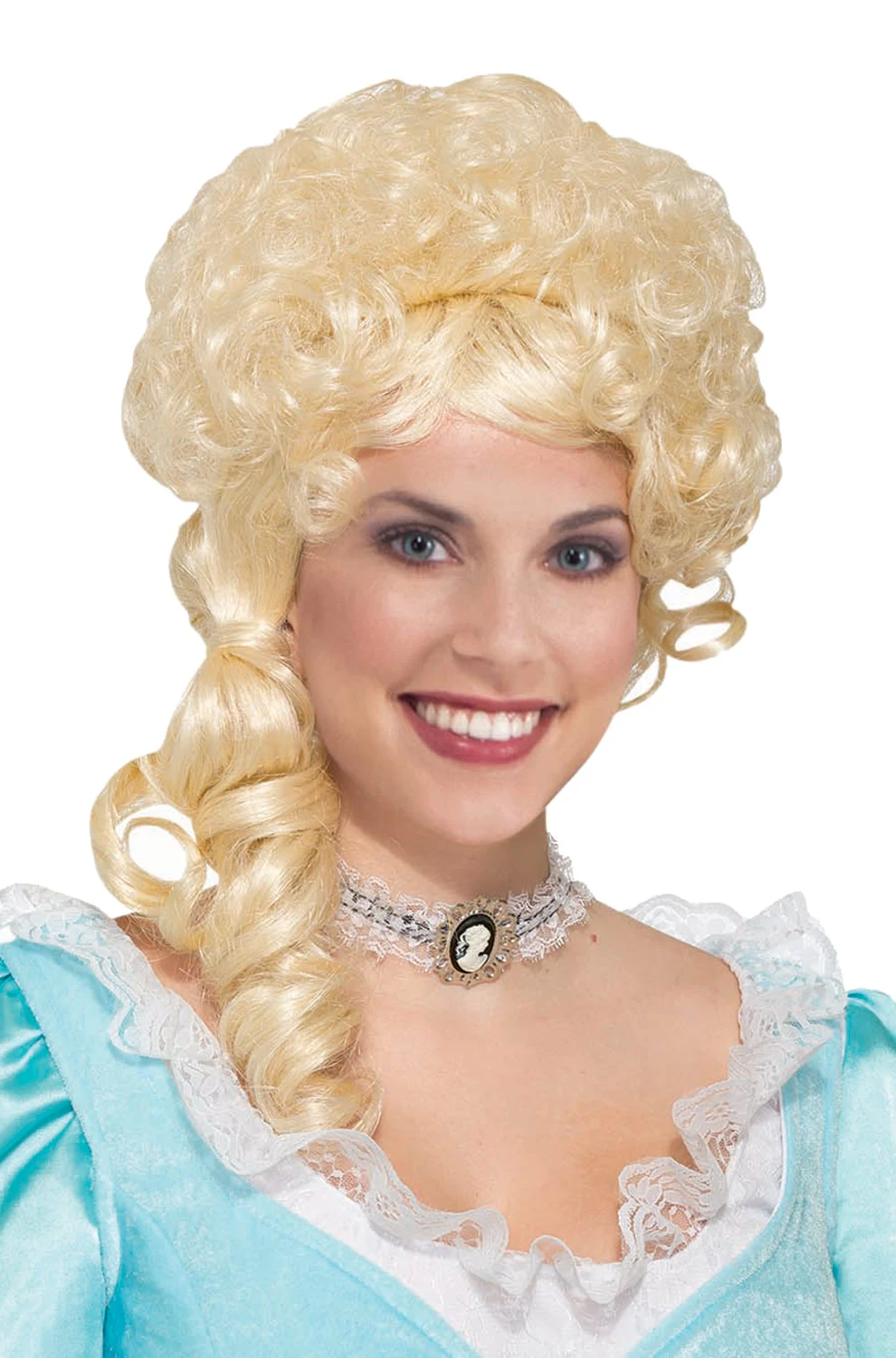 Colonial Lady Wig (Blonde) 3 Colonial Lady Wig (Blonde)