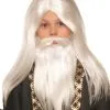 Child Wizard Moustache And Beard -Video Game Costumes Shop FM79348 full 1