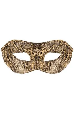 Textured Half Mask (Gold)