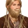 Viking Moustache & Beard Set 1 Viking Moustache & Beard Set -Video Game Costumes Shop FM83289 full 1