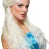 Barbarian Bride Costume Wig (Platinum Blonde) -Video Game Costumes Shop FR2107108 full 1