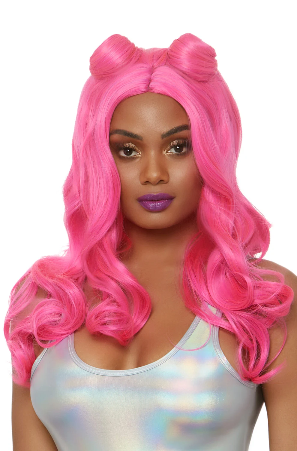 Space Buns Adult Wig 3 Space Buns Adult Wig