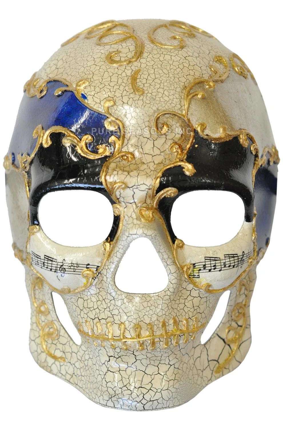 Musical Pieces Skull Mask (Blue) 3 Musical Pieces Skull Mask (Blue)