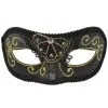 Pavone Masquerade Mask (Black)