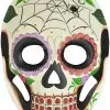 Calavera Masquerade Mask (Spiderweb) -Video Game Costumes Shop M3176S full 1