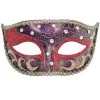 Venetian Opera Mask (Maroon)