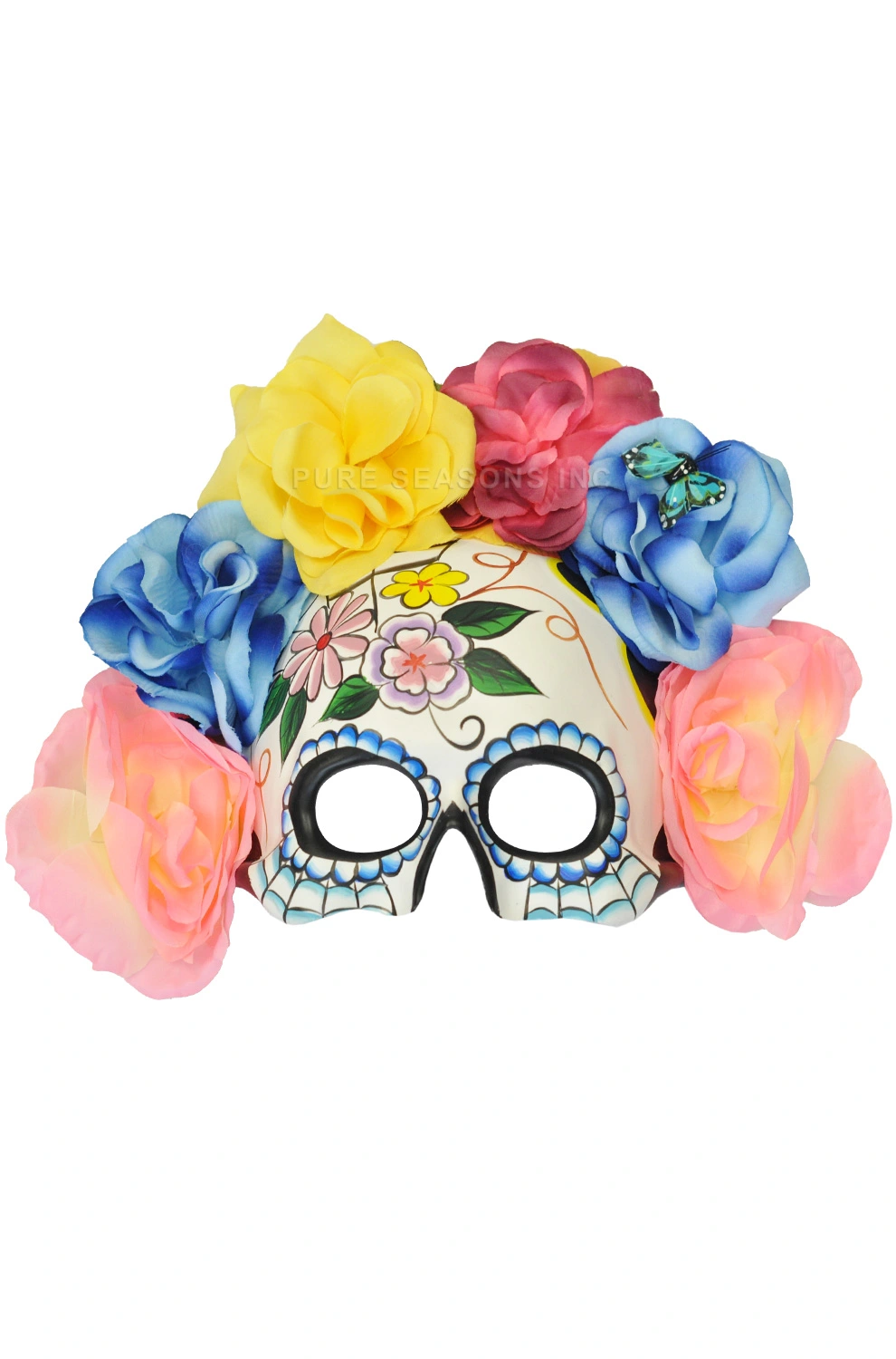 Ethereal Garden Day Of The Dead Mask 3 Ethereal Garden Day Of The Dead Mask
