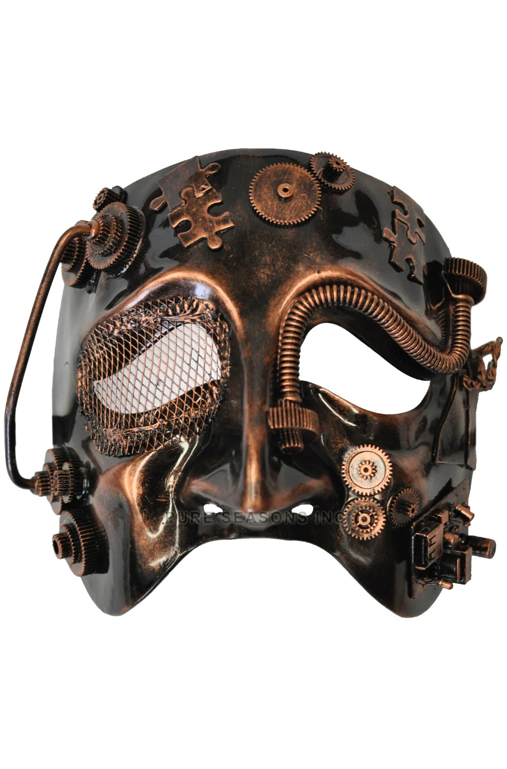 Steampunk Robot Theater Mask (Bronze) 3 Steampunk Robot Theater Mask (Bronze)