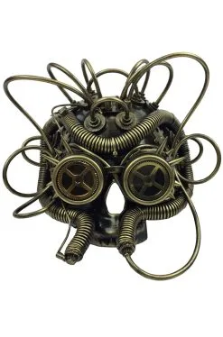 Robot Skull Mask (Gold)