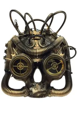 Respirator Skull Mask (Gold)