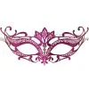 Princess Venetian Mask (Hot Pink) -Video Game Costumes Shop M7118CHP full 1