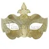 Colombina Fleur Venetian Mask (Gold) 2 Colombina Fleur Venetian Mask (Gold) -Video Game Costumes Shop M7245GL full 1