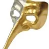 Mid Nasone Mask (Gold/Silver) -Video Game Costumes Shop M8108M full 1