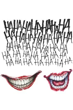 Suicide Squad Joker Tattoo Kit