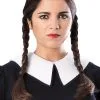 Wednesday Addams Adult Wig -Video Game Costumes Shop R50872 full 1