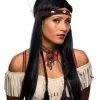 Sexy Indian Wig -Video Game Costumes Shop R51703 full 1