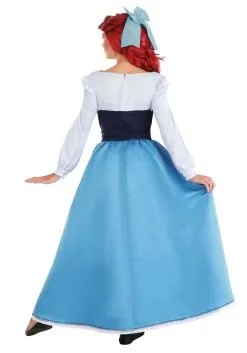 Armada Disney's The Little Mermaid Ariel Blue Costume Dress For Women -Video Game Costumes Shop adult ariel blue dress costume alt 4