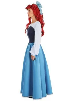Armada Disney's The Little Mermaid Ariel Blue Costume Dress For Women -Video Game Costumes Shop adult ariel blue dress costume alt 5