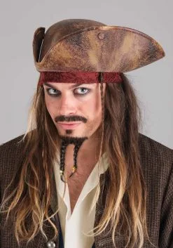 Fun Costumes Jack Sparrow Pirate Costume For Men From Disney's Pirates Of The Caribbean 18 Fun Costumes Jack Sparrow Pirate Costume For Men From Disney's Pirates Of The Caribbean -Video Game Costumes Shop adult deluxe jack sparrow pirate costume alt 4