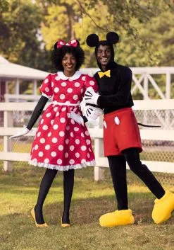 Video Game Costumes Shop -Video Game Costumes Shop adult deluxe minnie mouse costume alt 1