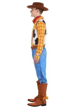 Fun Costumes Men's Disney Deluxe Woody Toy Story Costume -Video Game Costumes Shop adult deluxe woody toy story costume alt 12