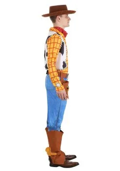 Fun Costumes Men's Disney Deluxe Woody Toy Story Costume -Video Game Costumes Shop adult deluxe woody toy story costume alt 13