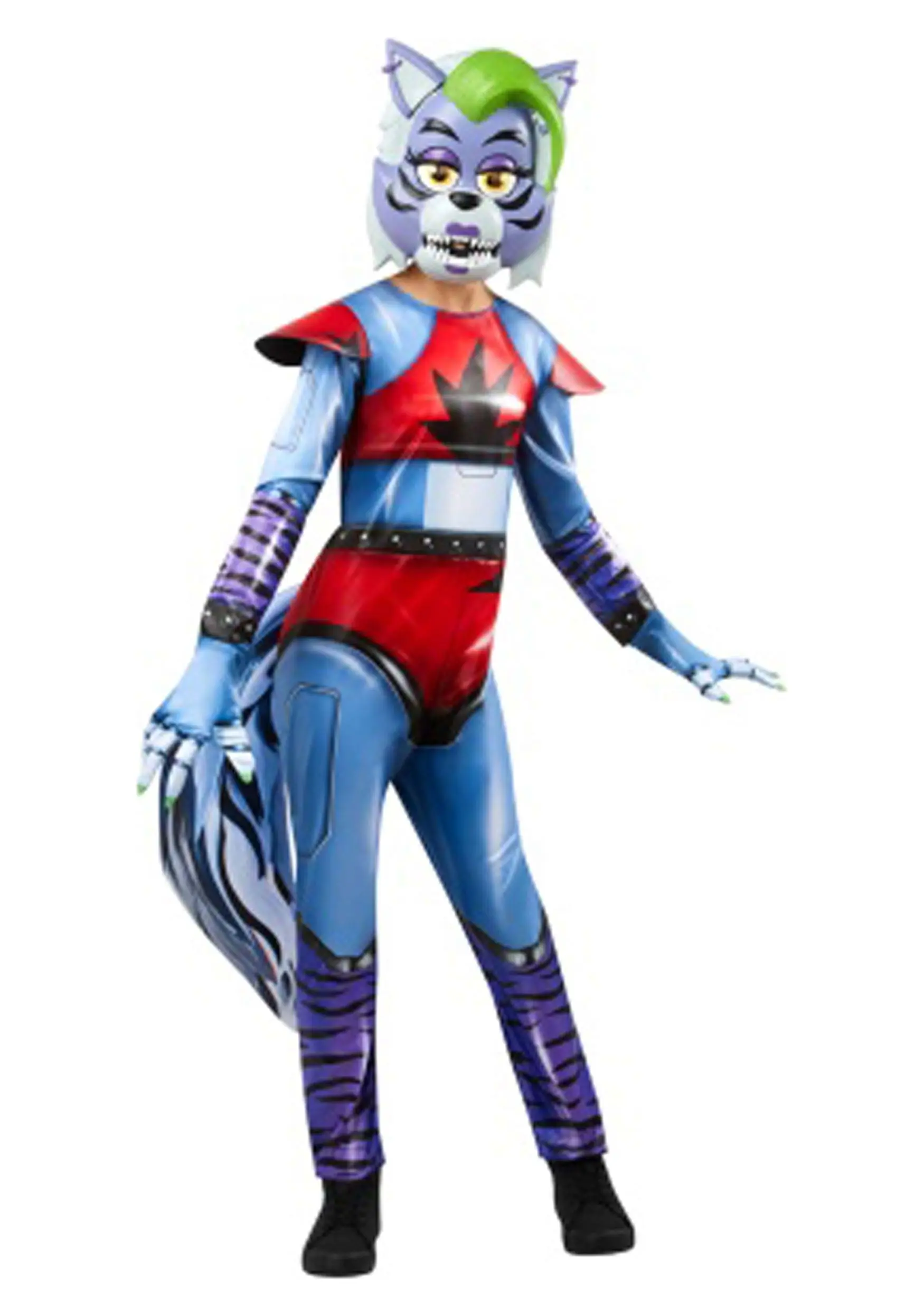 Rubies Costume Co. Inc Five Nights At Freddy's Roxanne Wolf Costume For Kids 3 Rubies Costume Co. Inc Five Nights At Freddy's Roxanne Wolf Costume For Kids